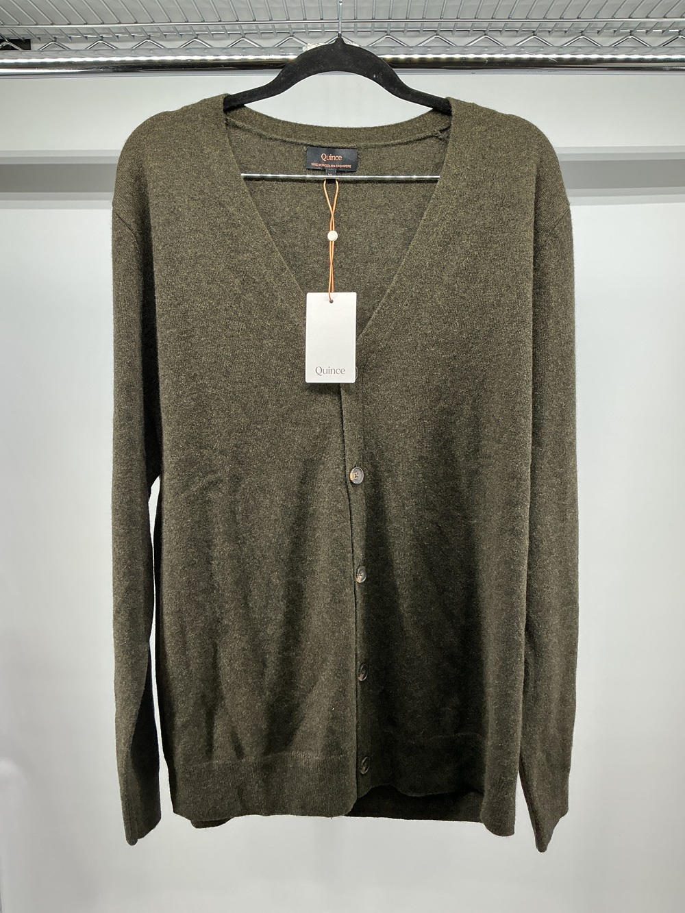 Mongolian Cashmere Cardigan Sweater